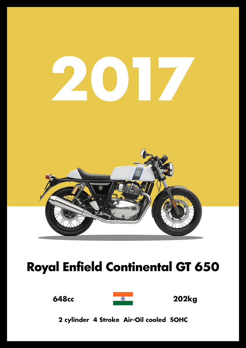 Royal Enfield Continental GT 650 Bike Poster – froheyo