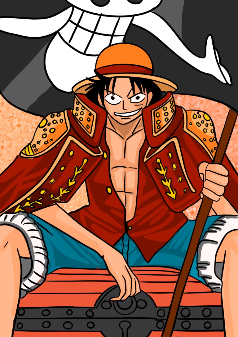 Pirate King Luffy - One Piece Poster