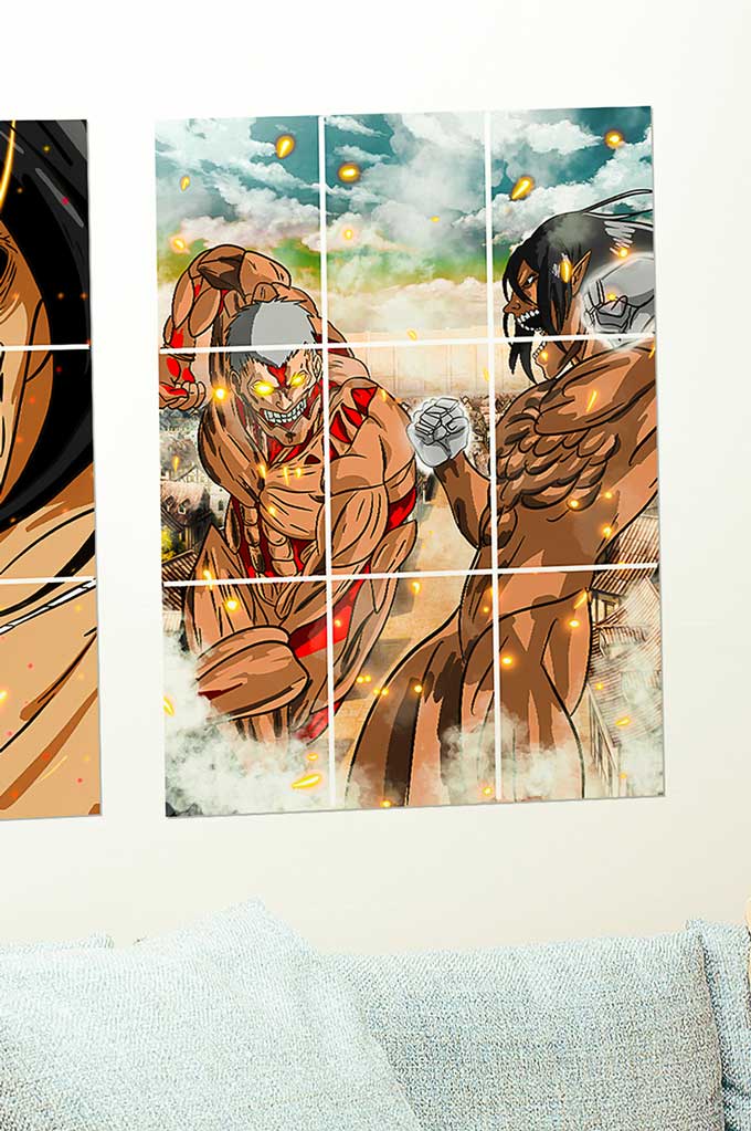 Titan Clash Attack On Titan - Anime Block Kit Posters