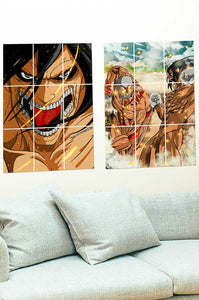 Eren Yeager Attack On Titan - Anime Block Kit Posters