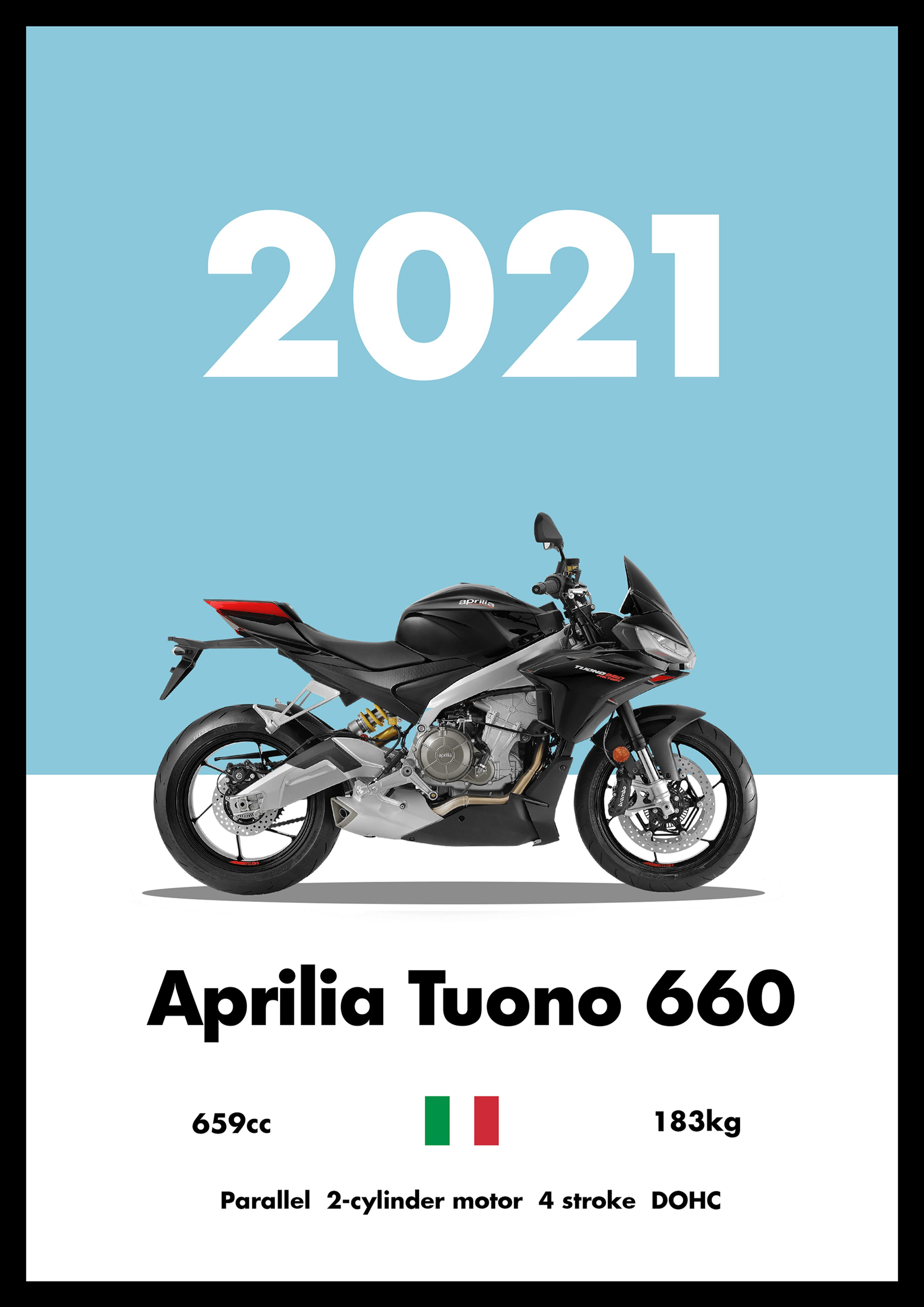 Aprilia Tuono 660 - Bike Poster