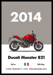 Ducati Monster - Bike Poster