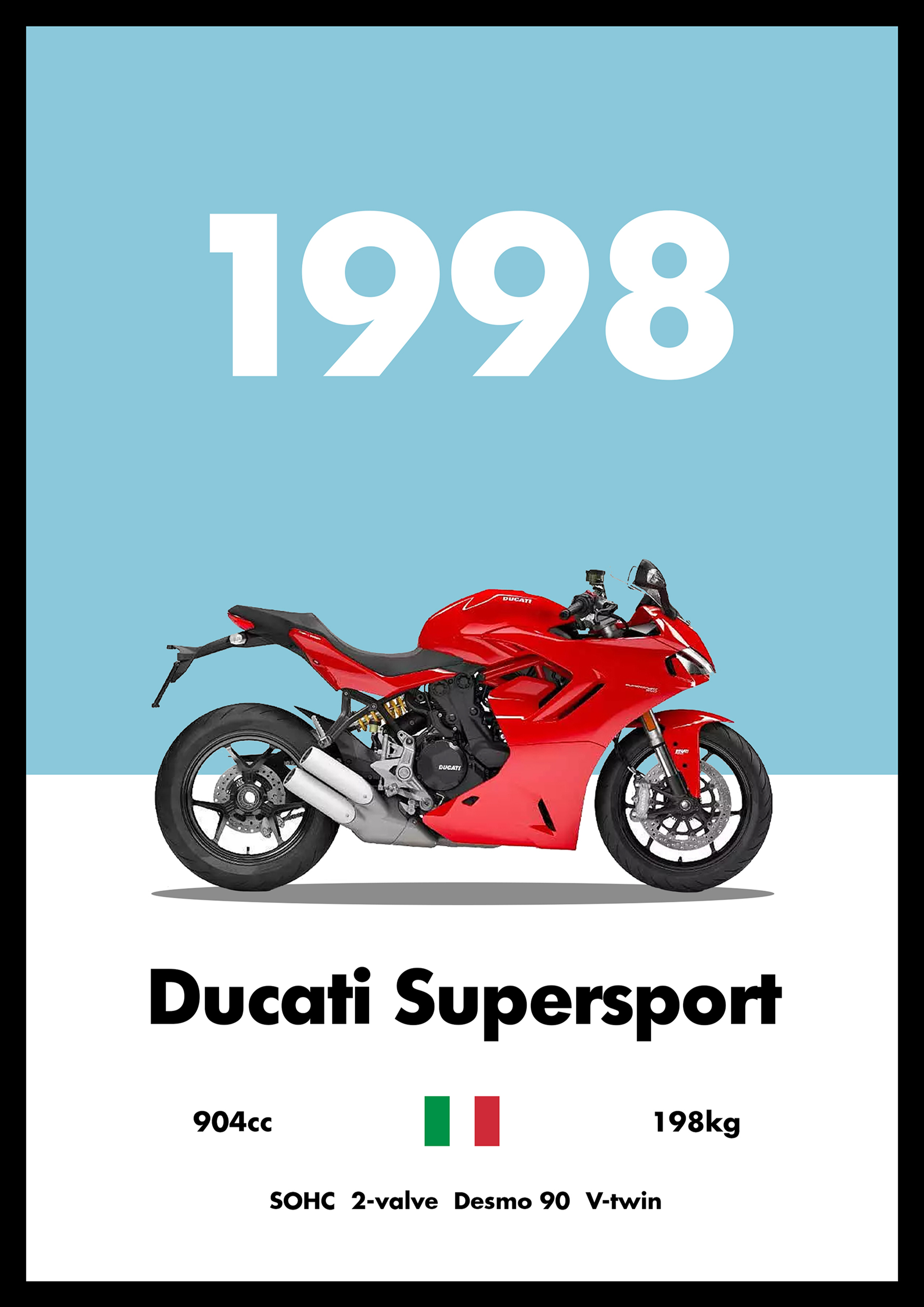 Ducati Supersport - Bike Poster