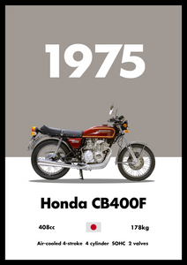 Honda CB400F - Bike Poster