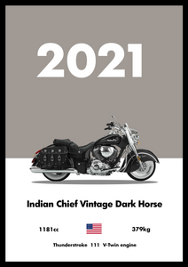 Indian Chief - Bike Poster