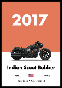 Indian Scout Bobber - Bike Poster