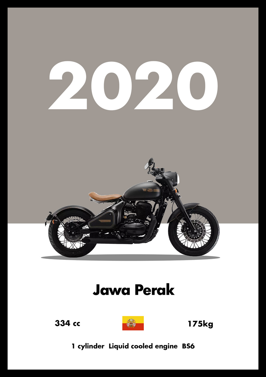 Jawa Parak - Bike Poster – froheyo