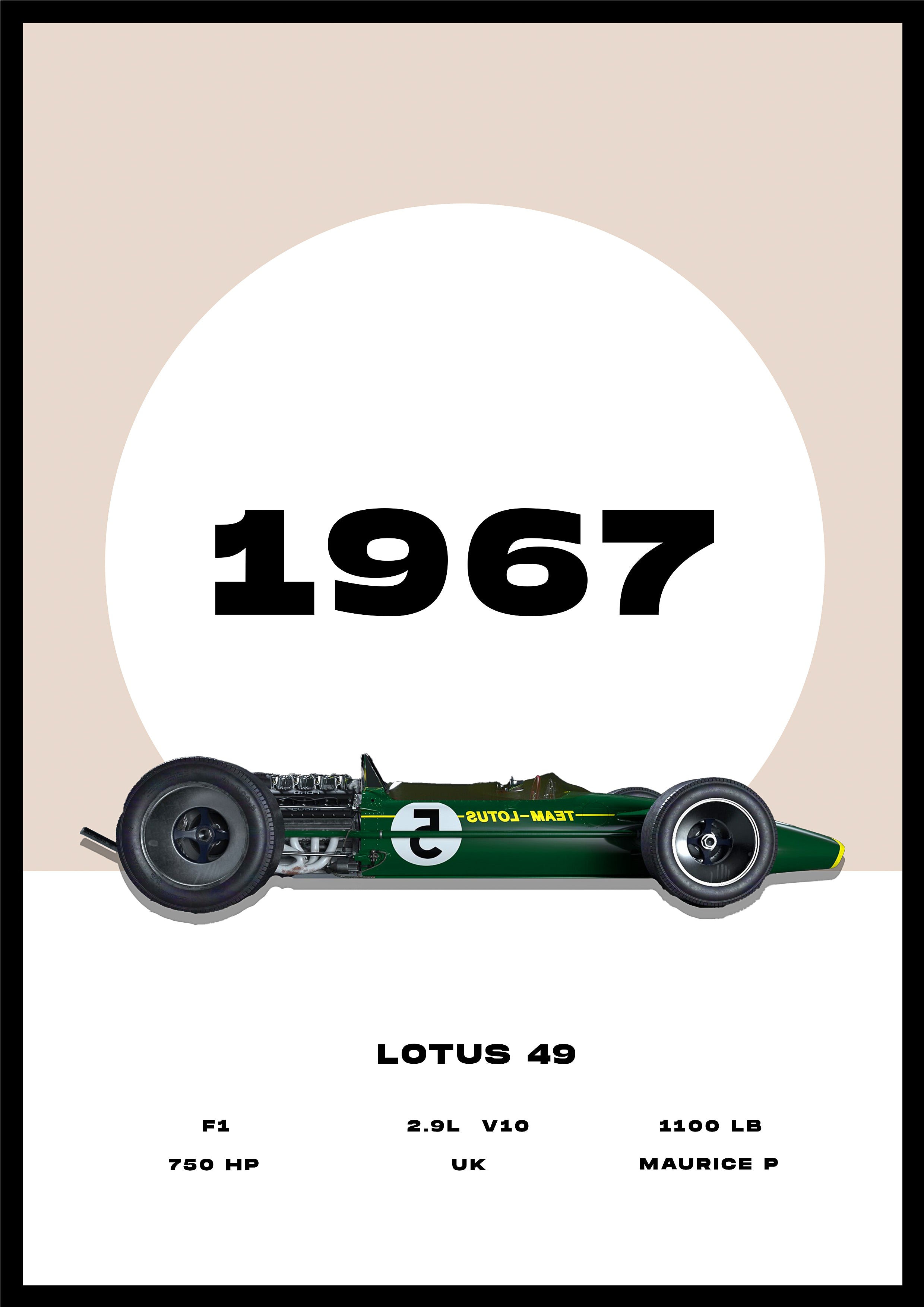 Lotus 49 - Car Poster