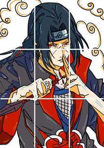 Itachi Uchiha Naruto Shippuden- Anime Block Kit Posters