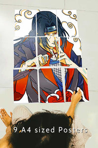 Itachi Uchiha Naruto Shippuden- Anime Block Kit Posters