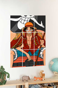 Luffy One Piece- Anime Block Kit Posters