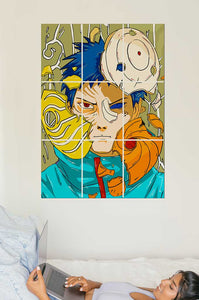 Obito Uchiha Naruto Shippuden- Anime Block Kit Posters