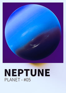 Neptune Planet Polaroid