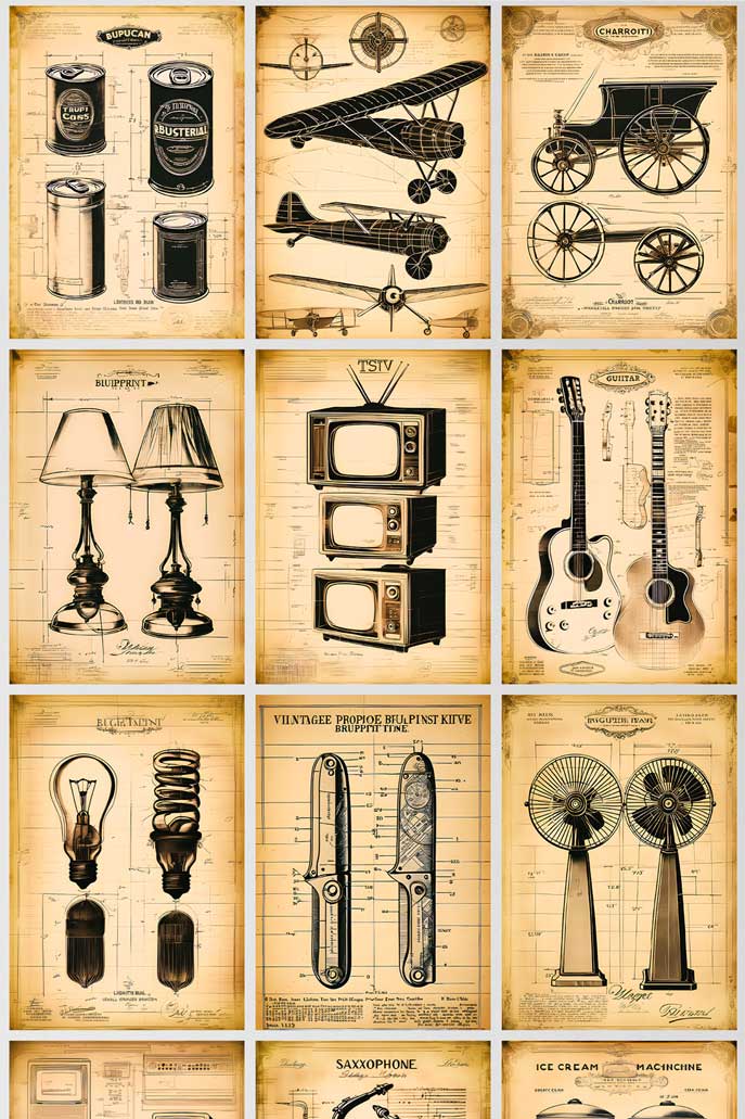 Vintage Patents - Collectibles Posters