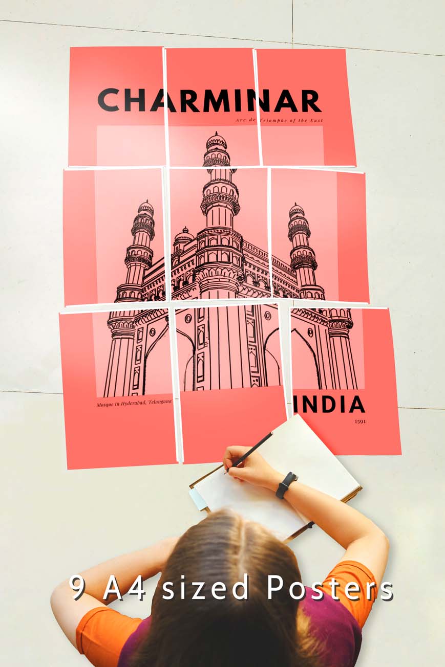 Charminar- Block Kit Posters