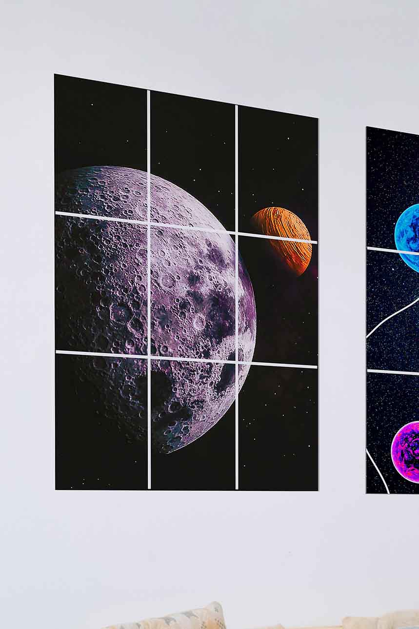 Space Collision - Block Kit Posters