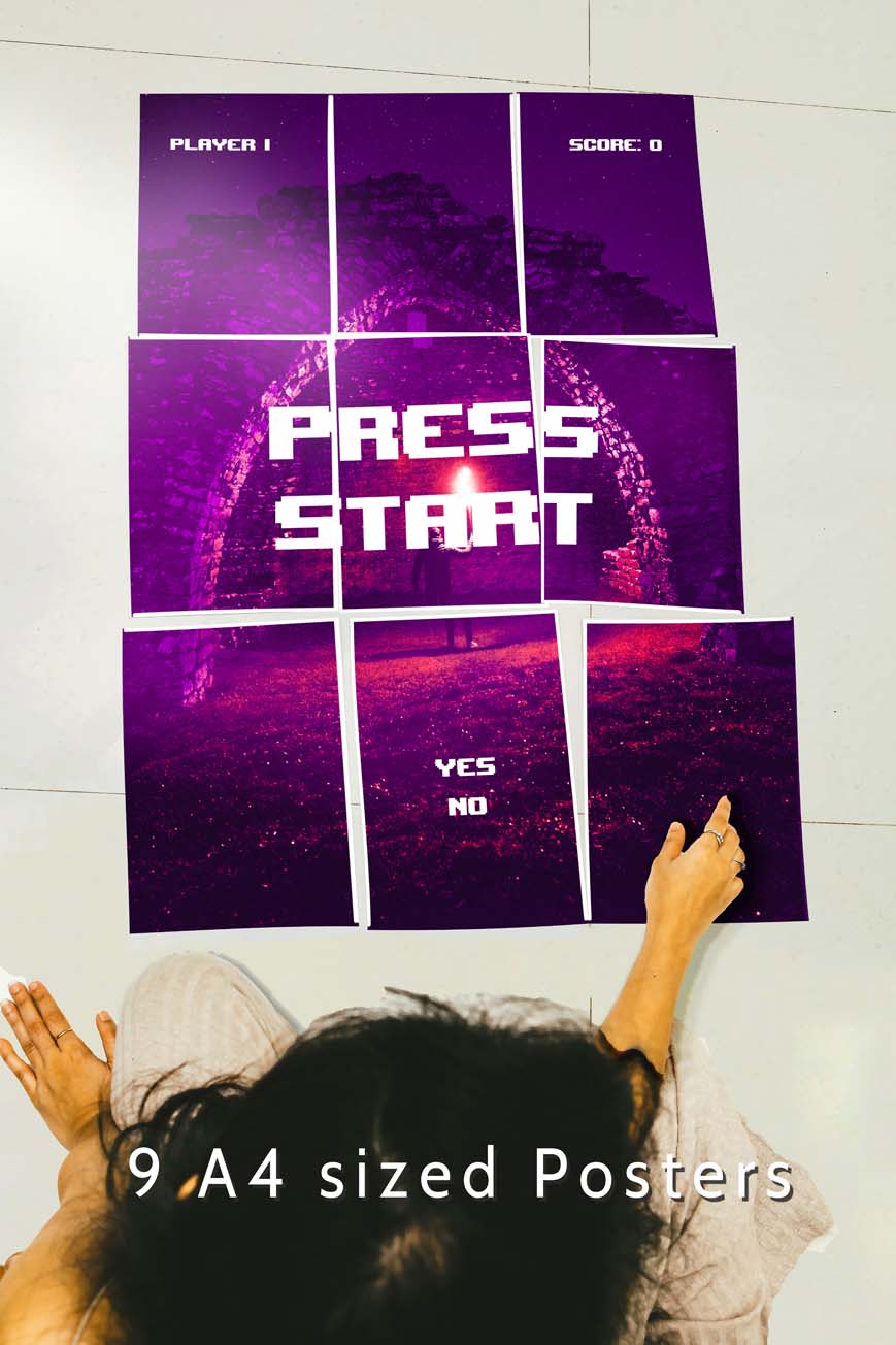 Press Start - Block Kit Posters – froheyo