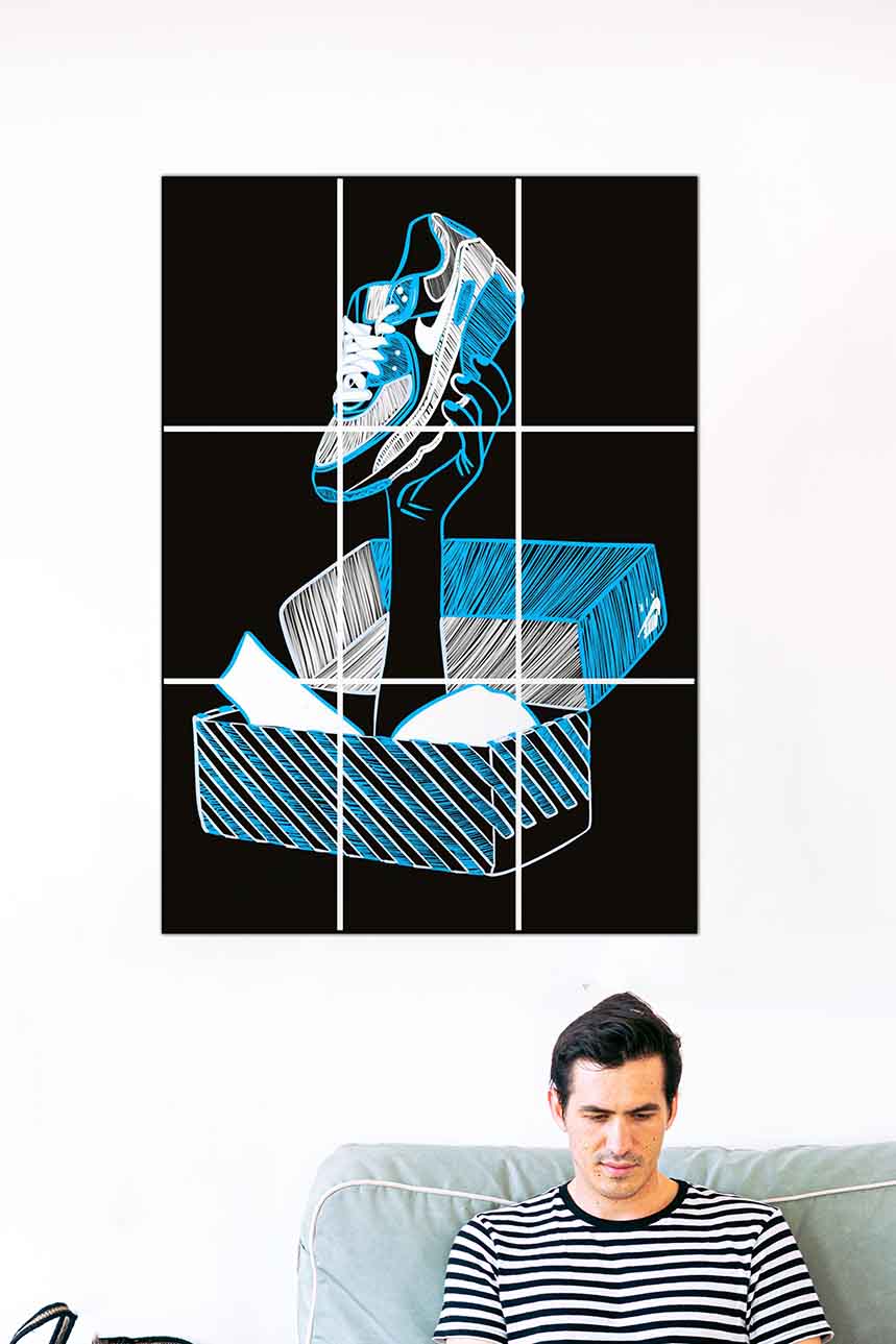 Sneaker Hand - Block Kit Posters