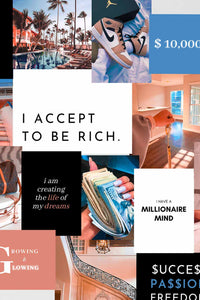I Am Rich - Vision Board Posters