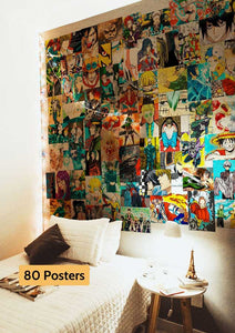 Anime Magazine Collage Posters for Wall