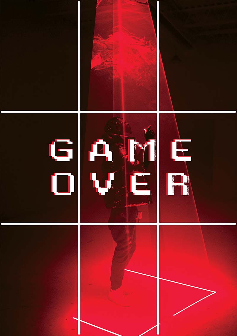 Game over 9 set block kit poster