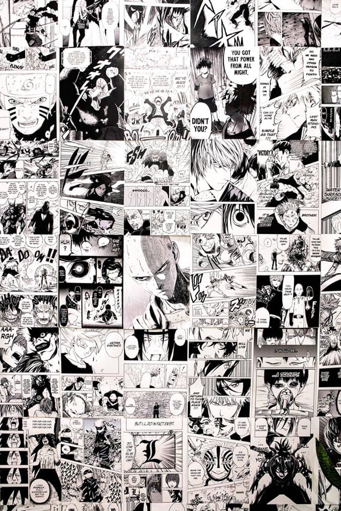 250PCS Anime Posters Kit Anime Collage Kit Anime (Download Now) 