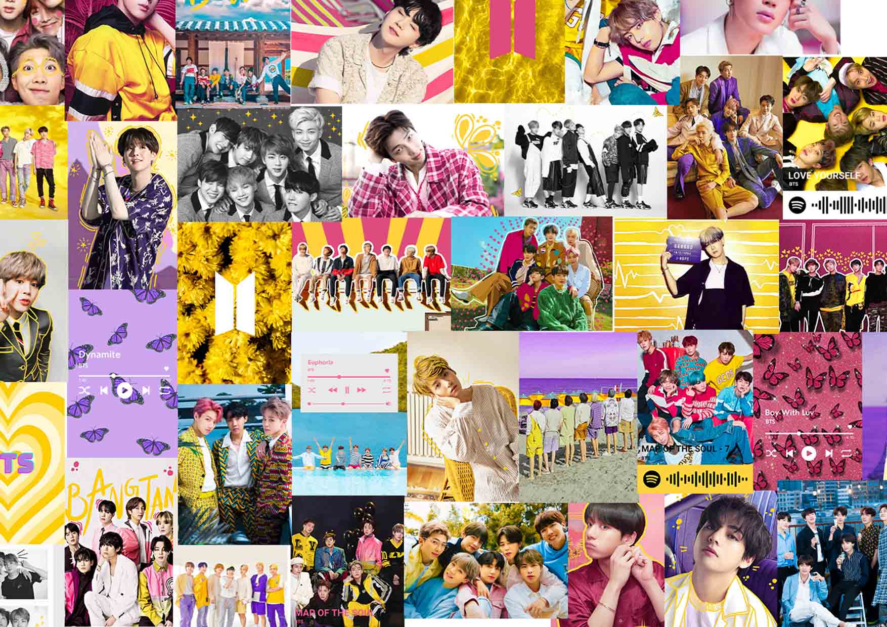 BTS Kpop collage posters