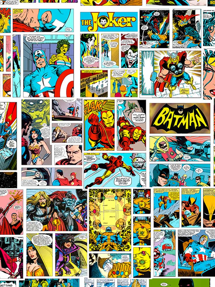 MARVEL/DC Comics - Wall Collage Kit Posters