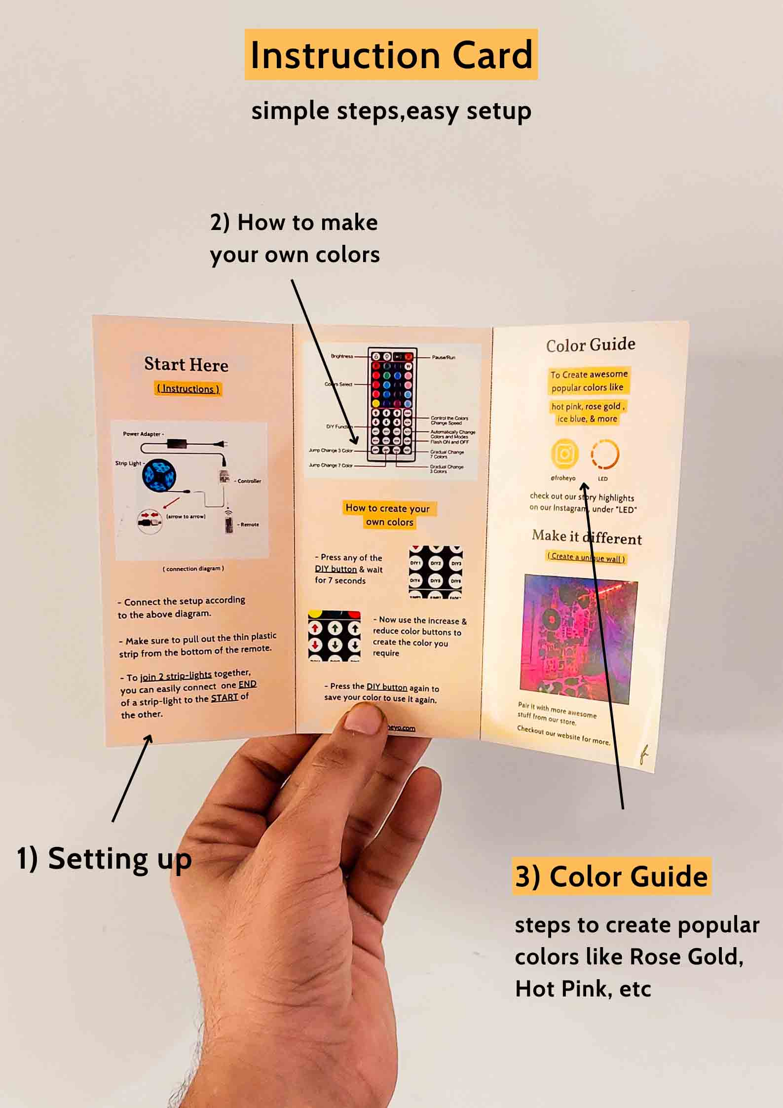 Premium - LED Strip Light - with DIY feature